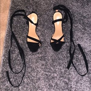Long strapped heels